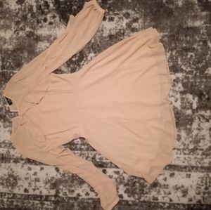 Long sleeve a line dress